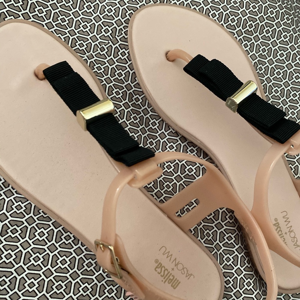 NWOT BLUSH MELISSA + JASON WU SANDAL - Picture 5 of 11
